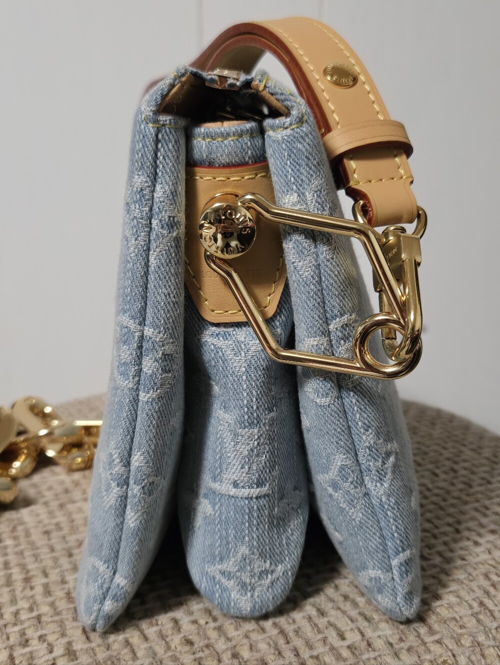 Master Sky Blue Denim Cousins Style Bag - Picture 5 of 16
